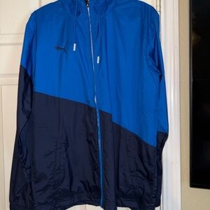 Puma Men's Two-Tone Windbreaker Jacket